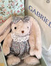 伽百利（Gabriel）毛絨玩偶可愛(ài)花耳兔娃娃玩具節日禮物生日禮物送女生送孩子 W1813D小甜心 裸色禮盒款 30cm 曬單實(shí)拍圖