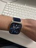 Apple/蘋(píng)果 49毫米藍色野徑回環(huán)式表帶-M/L-原色鈦金屬表扣外觀(guān)適用于44/45/46/49毫米Apple Watch 曬單實(shí)拍圖