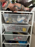 宜家（IKEA）JONAXEL尤納賽爾帶細網(wǎng)籃書(shū)架落地花架置物架衛生間收納 儲物組合 密網(wǎng)籃50x51x70cm 曬單實(shí)拍圖