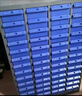 常晟零件柜抽屜式樣品柜刀具柜電子元件柜螺絲五金工具配件分類收納柜 75抽（藍(lán)色/透明）帶門加厚 曬單實(shí)拍圖