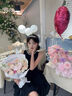 唯一（Winy）一克拉莫桑鉆紫藤花純銀項(xiàng)鏈女2025新款吊墜生日禮物送朋友首飾品 曬單實(shí)拍圖