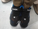 李寧熱斷碼男童鞋子中大童透氣網(wǎng)面2026春季兒童皮面運動(dòng)休閑跑步鞋 1712黑寶藍單網(wǎng) 35 曬單實(shí)拍圖