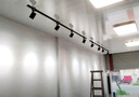 燦美家（CANMEIJIA）led射燈軌道燈明裝超亮商用服裝店展廳背景墻導(dǎo)軌燈吸頂天花燈 20W-黑色（正白光） 曬單實(shí)拍圖