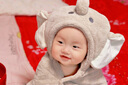 BABYGREAT嬰兒浴巾兒童洗澡巾斗篷帶帽子新生兒寶寶連帽包巾珊瑚絨吸水速干 曬單實(shí)拍圖
