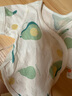貝瑞加（Babyprints）新生兒半背衣2件裝初生男女寶寶短袖上衣夏季嬰兒衣服純棉 綠52 曬單實拍圖