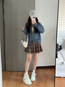 MIO【李宇春同款】米奧休閑板鞋2025秋新款厚底增高5.5cm小白鞋女 白色 36 (230mm) 曬單實(shí)拍圖