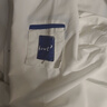 蘭威費雷夏季薄款襯衫男短袖中性風(fēng)痞帥拼接襯衣外套休閑中性風(fēng)五分袖SN85 白色 S 曬單實(shí)拍圖
