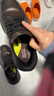 斯凱奇（Skechers）閃穿鞋男士商務鞋秋季薄款一腳蹬德比鞋軟底上班通勤休閑鞋205353 曬單實拍圖