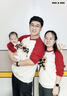 G. DUCKKIDS小黃鴨中國風(fēng)親子裝母子長(cháng)袖衛衣秋冬款炸街母女母子親子裝小月齡 我們款(酒紅拼淡杏色)不加絨 66 嬰兒爬服cm(配帽子) 曬單實(shí)拍圖