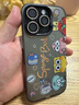 鹿途者 DEERWALK海綿寶寶適用蘋果17promax手機殼iphone15plus新款12高級感13可愛11/12promax卡通保護套彩銀防摔 黑色-海綿寶寶 iPhone 16 Pro 曬單實拍圖