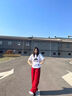 紅蜻蜓美式紅色闊腿工裝褲女夏季2025新款寬松束腳運(yùn)動(dòng)休閑褲子 棗紅色長(zhǎng)褲 L 曬單實(shí)拍圖