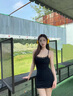 莫代爾睡衣性感方便房事女睡裙吊帶純欲風(fēng)蕾絲包臀裙帶胸墊顯瘦身材修身 黑色 均碼 曬單實(shí)拍圖