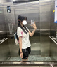 MJ STYLE白色正肩合身短袖T恤女2025年夏秋季修身顯瘦親膚內搭打底衫上衣 曬單實(shí)拍圖