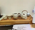 臻廚聚功夫茶具整套陶瓷汝窯套裝提梁茶壺泡茶器節日送禮喬遷禮物伴手禮 汝窯遠山十頭【提梁壺禮盒裝】 曬單實(shí)拍圖