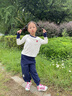 MQDMINI童裝女童長(cháng)袖T恤5A抗菌兒童t恤甜美百搭打底上衣 愛(ài)心狗 曬單實(shí)拍圖