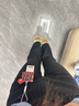 森馬（Semir）牛仔褲女保暖加絨拖地褲潮流2024冬時尚喇叭褲顯腿長109724124007 曬單實拍圖