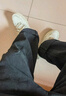 頂峰保羅（Dingfengbaoluo）美式牛仔褲男春夏高街直筒寬松潮牌男生闊腿長(zhǎng)褲DFS05黑灰XL 曬單實(shí)拍圖