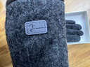 AREA羊毛手套男款冬季加絨加厚保暖戶(hù)外騎行開(kāi)車(chē)毛線(xiàn)手套觸屏輕奢禮盒 深灰 均碼 1雙 曬單實(shí)拍圖