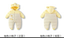 巴拉巴拉童裝嬰兒羽絨服連體衣2025寶寶冬裝加厚哈衣爬服萌趣208425120214 曬單實(shí)拍圖