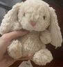 Jellycat米色甜美小兔小短腿公仔動(dòng)物毛絨玩偶娃娃教師節(jié)生日禮物 甜美小兔 One Size 曬單實(shí)拍圖