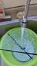 廚房不銹鋼水龍頭花灑節(jié)水器加長(zhǎng)旋轉(zhuǎn)防濺噴頭噴霧延伸器起泡器 輕松防濺水：萬向旋轉(zhuǎn)長(zhǎng)款-1個(gè)裝 曬單實(shí)拍圖