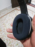 季朗適用EDIFIER漫步者W800BT耳套W800BT Plus耳機罩頭戴式W800K海綿套W800X耳機套隔音皮套更換配件 W800BT Plus【黑色-冰絲布-打孔款】耳套 曬單實(shí)拍圖