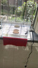 金晶超白生態(tài)魚缸 家用客廳一體缸桌面生態(tài)缸魚烏龜造景溪流缸 直角金晶超白魚缸【裸缸】 300-180-200mm【5mm】 曬單實(shí)拍圖