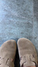 BIRKENSTOCK勃肯德國(guó)進(jìn)口男女款牛皮絨面革軟底Boston包頭拖鞋 灰色窄版560773 37 曬單實(shí)拍圖