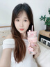 世大家明星同款保溫杯女士水杯送女朋友老婆七夕禮物大容量高顏值吸管杯 曬單實(shí)拍圖