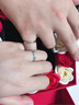 范琦（Fanci）戀愛頻率系列相愛同頻情侶戒指一對(duì)戒結(jié)婚生日表白禮物送男女友 曬單實(shí)拍圖