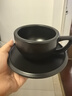 MHW-3BOMBER轟炸機(jī)咖啡澤田杯 陶瓷杯意式咖啡杯 專業(yè)拿鐵藝術(shù)拉花杯壓紋 【加厚杯口】澤田杯-靜謐黑280ML 曬單實(shí)拍圖