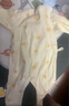 十月結晶嬰兒連體衣爬服夏季新生兒寶寶衣服男女童四季長袖純棉A類 曬單實拍圖