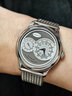 法拉蘇蒂天際線(xiàn)純全自動(dòng)機械表男防水潮流風(fēng)商務(wù)通勤送禮正品男士機械手表 鉑金灰 鋼帶款 曬單實(shí)拍圖