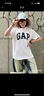 Gap男女裝2025春季新款純棉字母印花logo短袖T恤上衣美版797924 黑色 L 美碼 XL亞洲碼185/104A 曬單實(shí)拍圖
