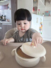 英氏（YEEHOO）寶寶輔食碗 嬰兒輔食工具 兒童餐具 寶寶吃飯專(zhuān)用 一歲以上喝湯 寶寶小碗 曬單實(shí)拍圖
