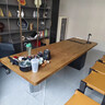 睡哈哈書(shū)房實(shí)木書(shū)桌辦公桌老板辦公室臺式電腦桌帶電源插座設計師工作臺 定制專(zhuān)拍 曬單實(shí)拍圖