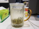 雅集筑茗玻璃茶杯茶水分離玻璃杯帶蓋帶玻璃內(nèi)膽辦公家用耐熱泡茶杯 曬單實(shí)拍圖