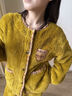 朵朵·可可25秋冬季新款加厚親膚保暖雙面絨寬松女家居服睡衣套裝 暗黃 M (160) 曬單實(shí)拍圖