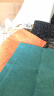 米乐加厚亚麻抱枕简约客厅沙发靠垫套汽车办公室腰枕床头大靠枕腰垫 橘色(加厚素色亚麻) 腰枕套30*50cm（不含芯） 实拍图