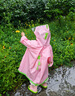 SEVEN ONLY OLINE小萌鯊兒童雨衣男童女孩防水防滑幼兒園專用2025新款寶寶 雨衣粉色【僅雨衣】 雨衣S碼【身高90-100穿】 曬單實拍圖