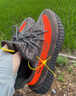 阿迪達斯Yeezy350夏日透氣椰子男女休閑鞋HQ7045 43 曬單實拍圖
