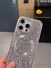 巴蒂尼 璀璨滿(mǎn)天星磁吸適用蘋(píng)果16promax手機殼新款iphone16pro水鉆鏡頭圈15pro全包防摔14保護套 【紫色】璀璨滿(mǎn)天星*水鉆鏡頭圈*Magsafe磁吸 iPhone 16 曬單實(shí)拍圖