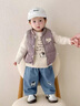 G.DUCKKIDS小黃鴨童裝羽絨馬甲兒童外套秋冬季嬰幼兒衣服白鴨絨女寶寶外出服 粉色 80 尺碼建議9-12個月cm 曬單實拍圖