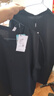 【防油污T恤】短袖T恤男三防科技7A抗菌防油污寬松上衣T23-800 黑色+黑色 3XL （建議185-200斤） 曬單實(shí)拍圖