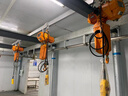 滬工環(huán)鏈電動(dòng)葫蘆鏈條單雙鏈起重機吊具1噸2噸3噸固定/運行式吊機 固定式  單鏈1噸 6m定制 曬單實(shí)拍圖