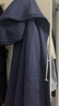 蓋璞男女裝2025秋季新款logo印花抓絨寬松運動連帽衫衛(wèi)衣786920 海軍藍(lán) 3XL (185/108A) 亞洲尺碼 曬單實拍圖