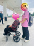 魚躍(yuwell)手動輪椅車1100A折疊老人輕便便攜式手推車旅行可上飛機 曬單實拍圖