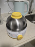 美的（Midea）【國(guó)家補(bǔ)貼】煮蛋器 蒸蛋器 單層7顆蛋 家用自動(dòng)斷電迷你雞蛋羹神器防干燒不銹鋼便攜式MZ-ZDE1601 曬單實(shí)拍圖