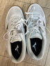美津濃（MIZUNO）CYCLONE SPEED CN排球鞋綜合室內(nèi)外訓(xùn)練鞋男女款羽毛球鞋乒乓球鞋 白金 【顏值與實(shí)力并存】 現(xiàn)貨 38.5 =245mm 曬單實(shí)拍圖