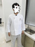 續印烘焙坊廚師工作服定制秋冬長(cháng)袖面包蛋糕店裱花師餐飲酒店廚房工裝 【單上衣】白色 XL 曬單實(shí)拍圖